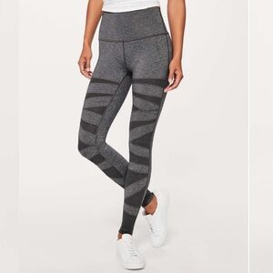 Lululemon Wunder Under Pant Hi-Rise Special Edition Tech Mesh Size 6